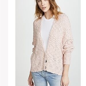 Free People Blush Knit Cardigan